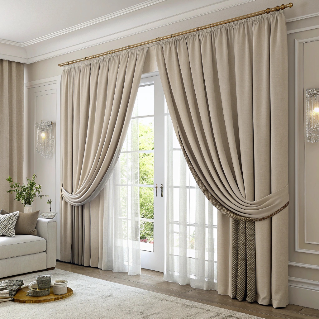 Custom curtains for living rooms and bedrooms